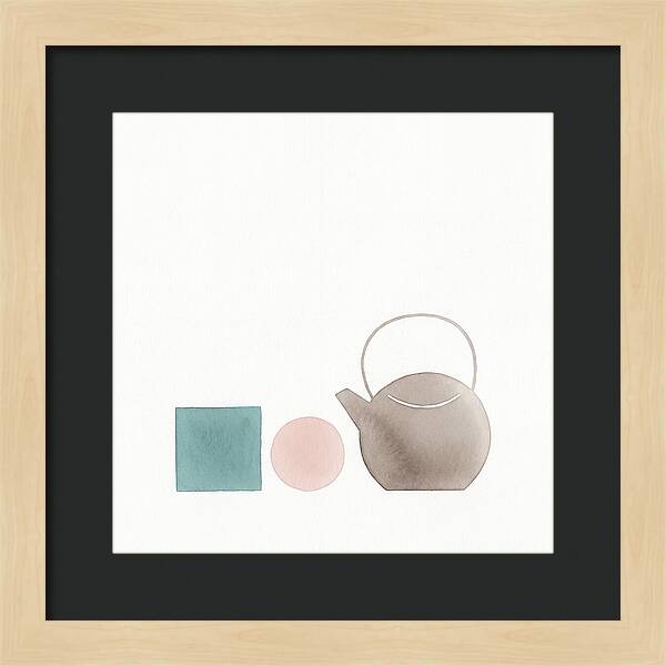 Minimalist Tea Set Composition