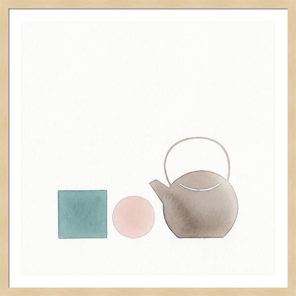 Minimalist Tea Set Composition