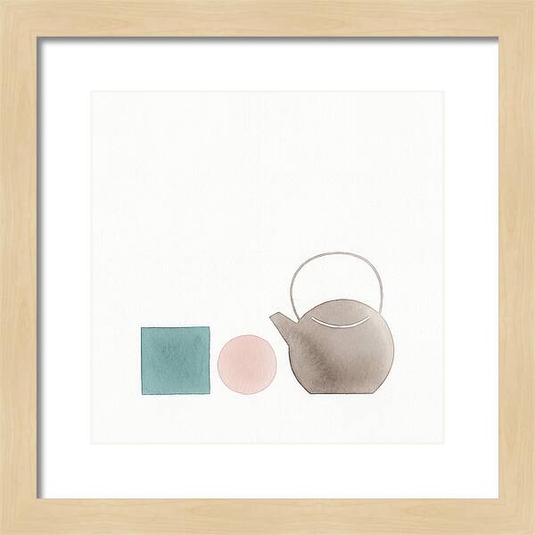 Minimalist Tea Set Composition