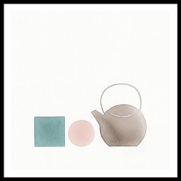 Minimalist Tea Set Composition
