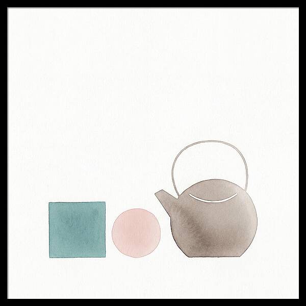 Minimalist Tea Set Composition