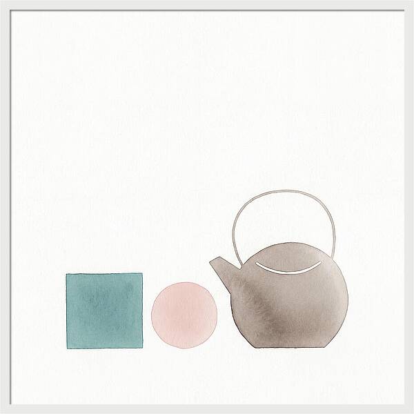 Minimalist Tea Set Composition