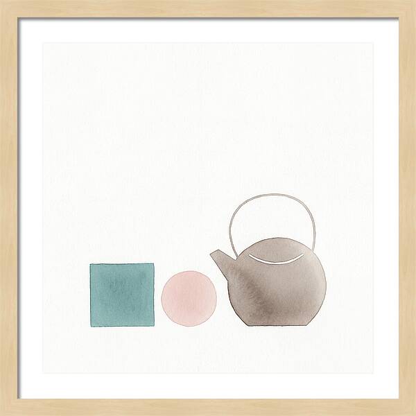 Minimalist Tea Set Composition