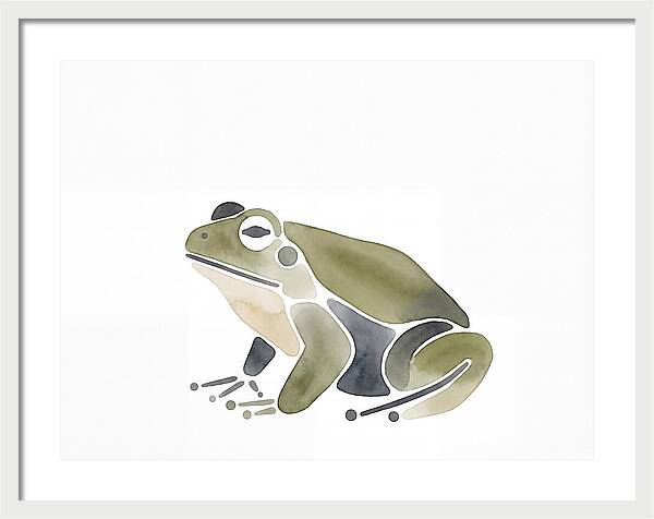 Minimalist Toad Illustration