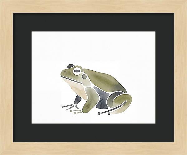 Minimalist Toad Illustration