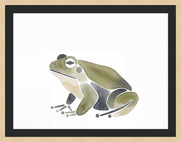 Minimalist Toad Illustration