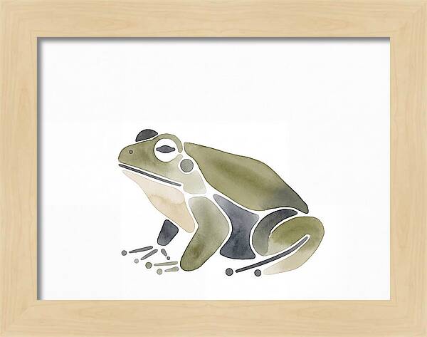 Minimalist Toad Illustration