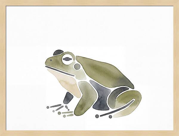 Minimalist Toad Illustration
