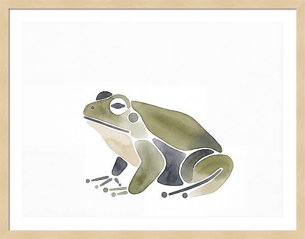 Minimalist Toad Illustration
