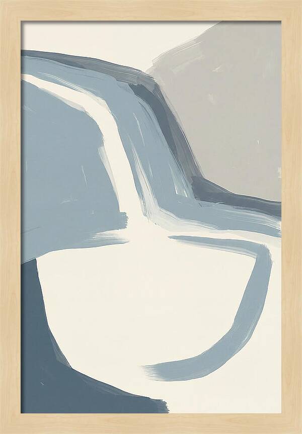 Minimalist Waterfall Composition