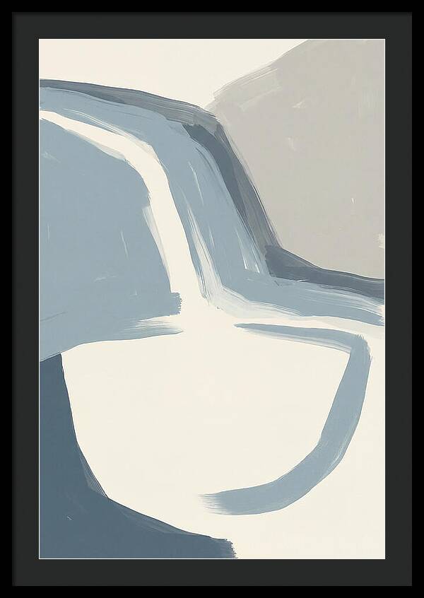 Minimalist Waterfall Composition