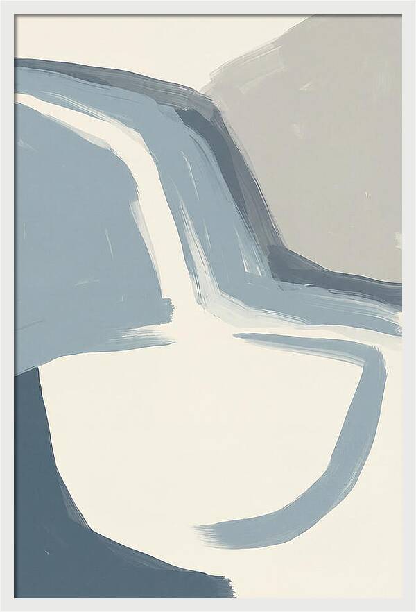 Minimalist Waterfall Composition