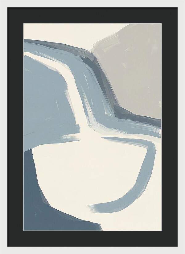 Minimalist Waterfall Composition