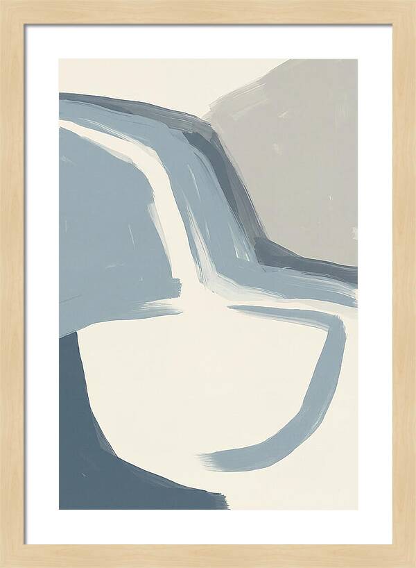 Minimalist Waterfall Composition