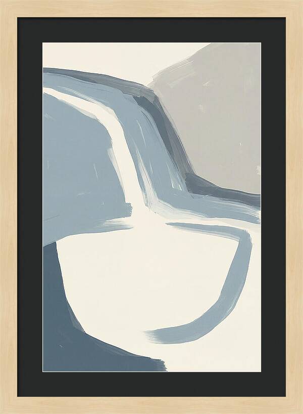 Minimalist Waterfall Composition