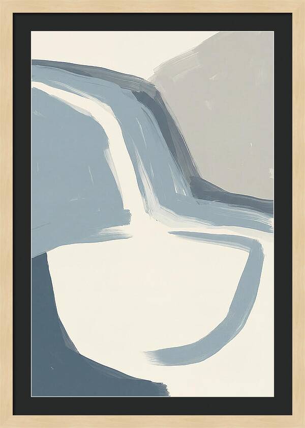 Minimalist Waterfall Composition