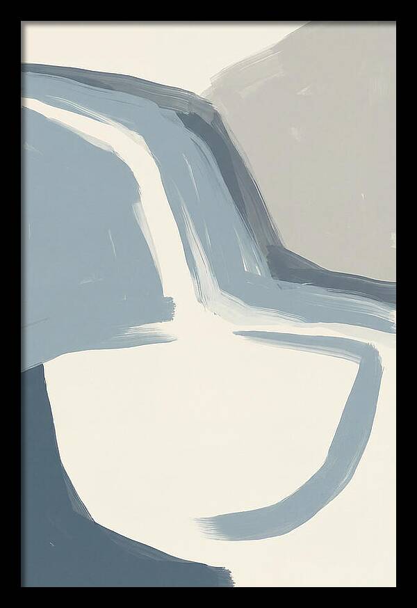 Minimalist Waterfall Composition