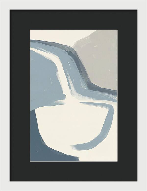 Minimalist Waterfall Composition