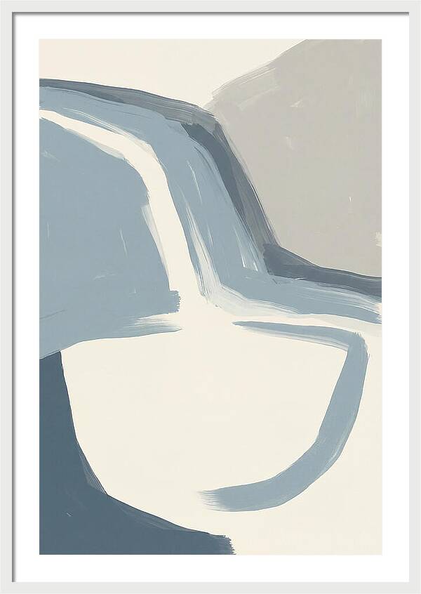 Minimalist Waterfall Composition