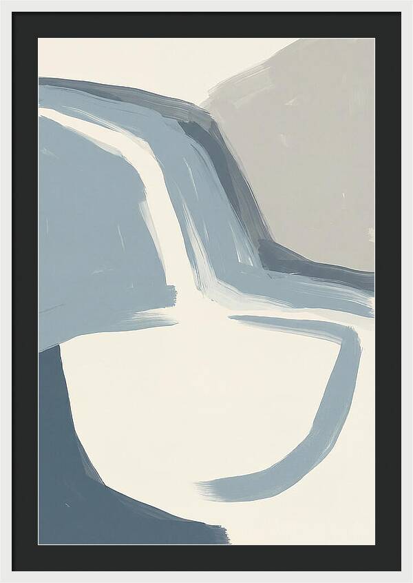 Minimalist Waterfall Composition
