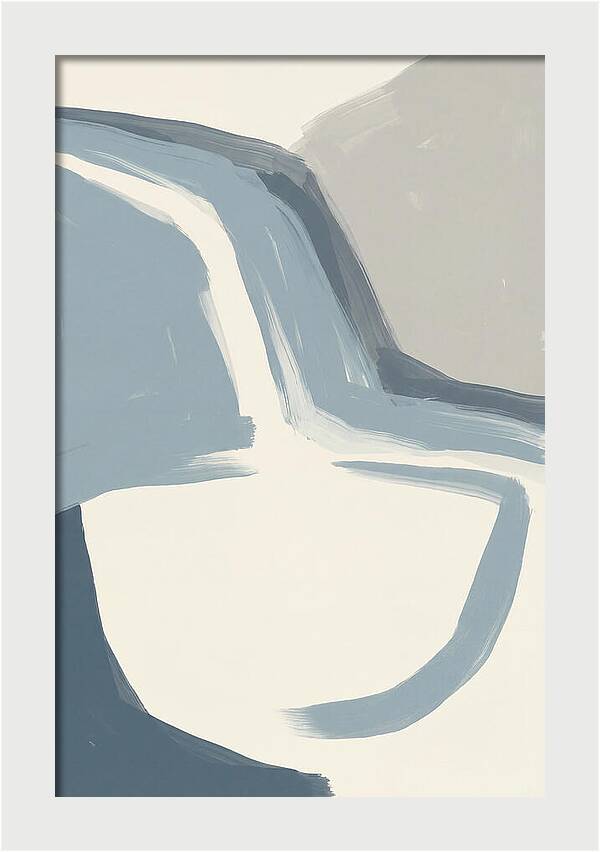 Minimalist Waterfall Composition