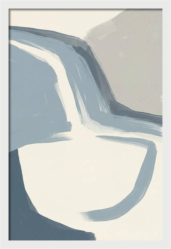 Minimalist Waterfall Composition
