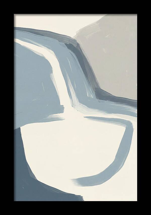 Minimalist Waterfall Composition