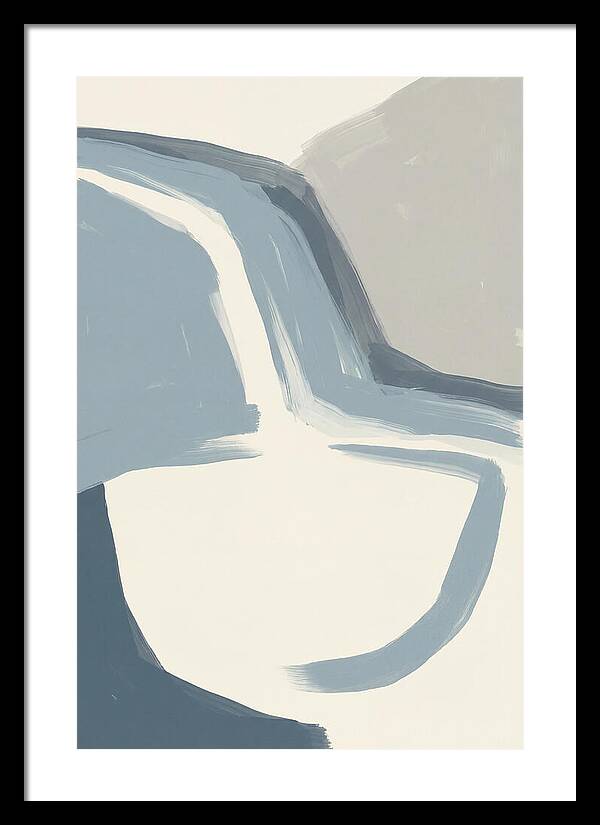Minimalist Waterfall Composition