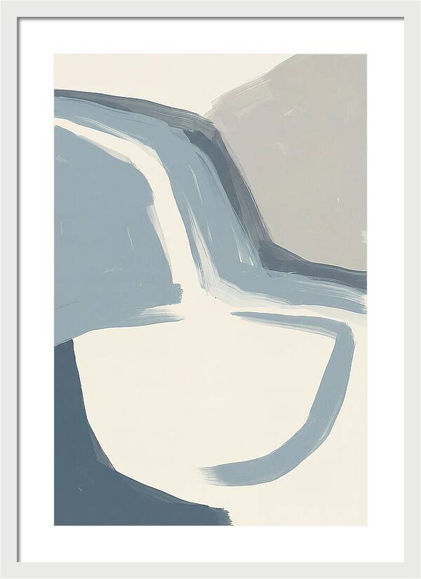 Minimalist Waterfall Composition