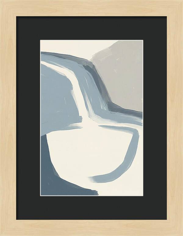 Minimalist Waterfall Composition