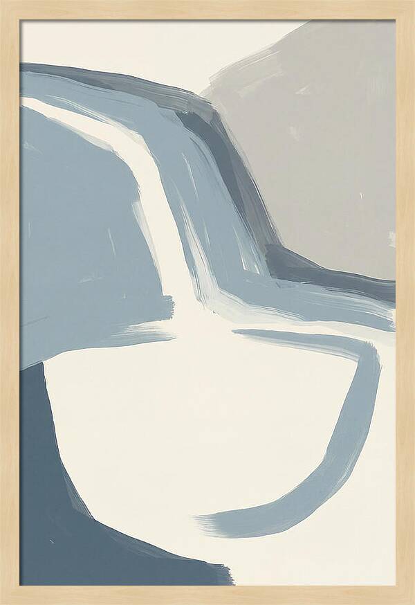 Minimalist Waterfall Composition