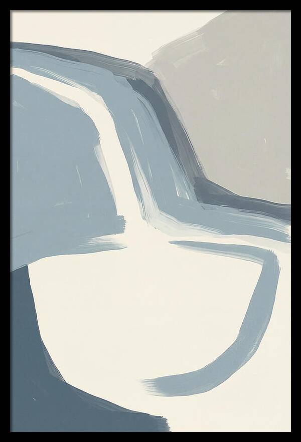Minimalist Waterfall Composition