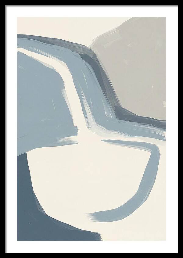 Minimalist Waterfall Composition