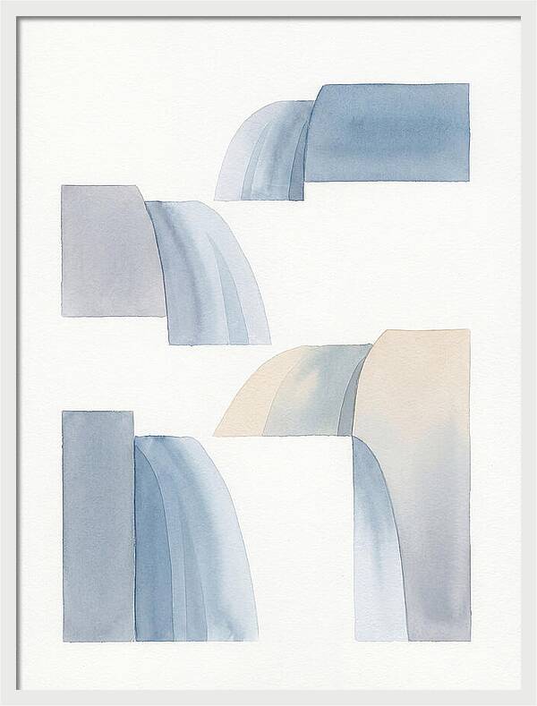 Minimalist Waterfalls Composition