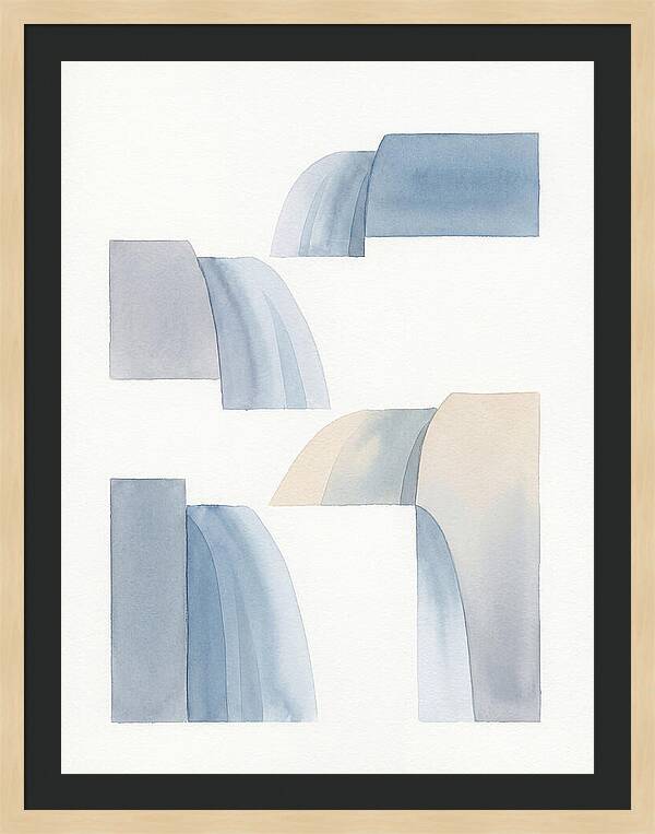 Minimalist Waterfalls Composition