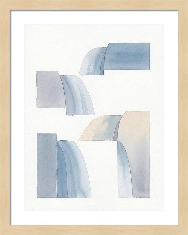 Minimalist Waterfalls Composition