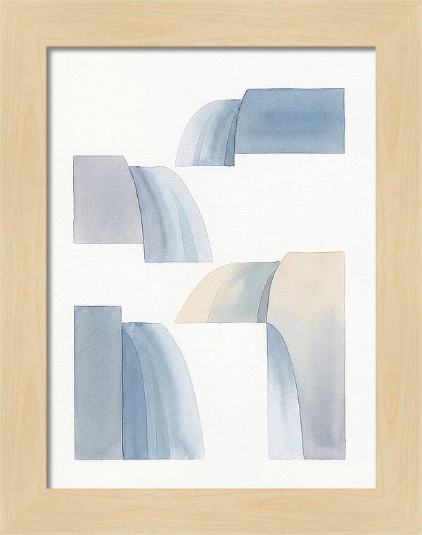 Minimalist Waterfalls Composition