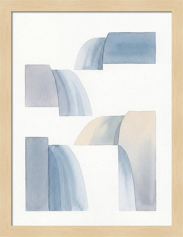 Minimalist Waterfalls Composition