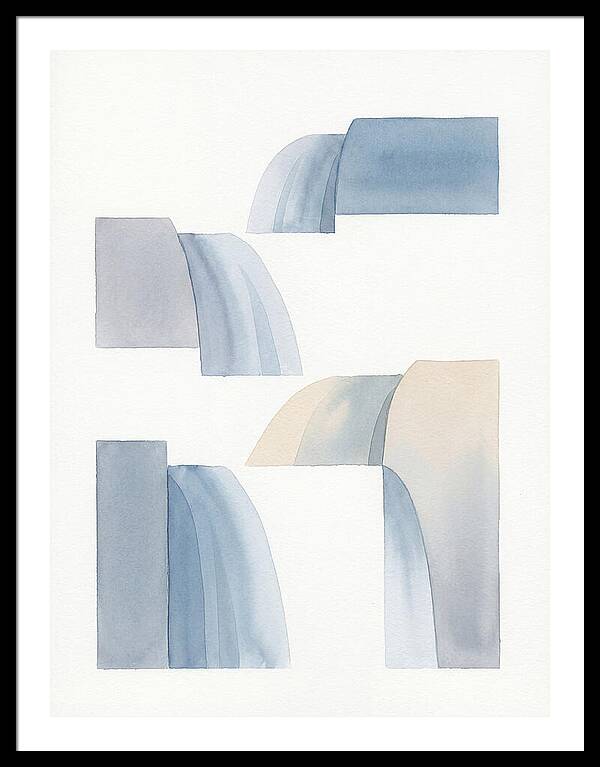 Minimalist Waterfalls Composition