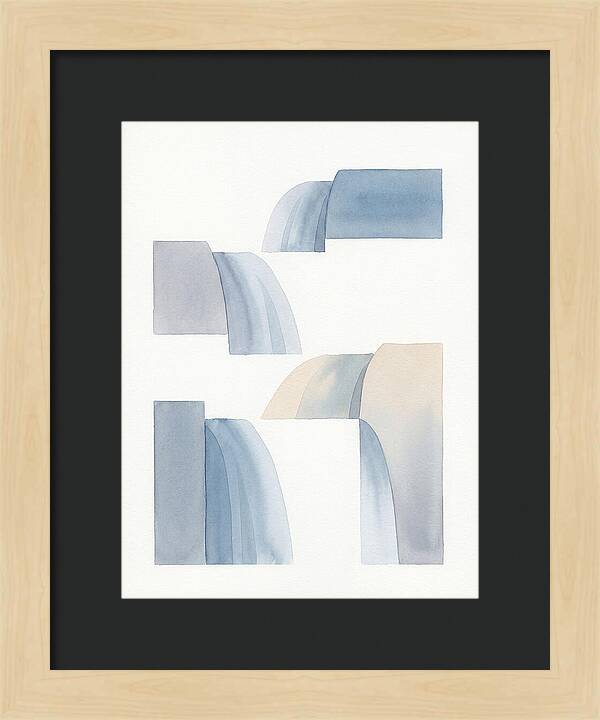 Minimalist Waterfalls Composition