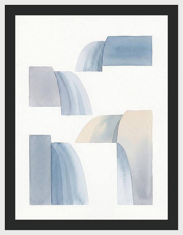 Minimalist Waterfalls Composition