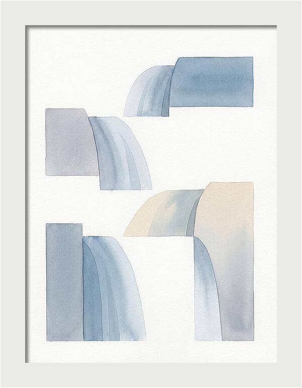 Minimalist Waterfalls Composition