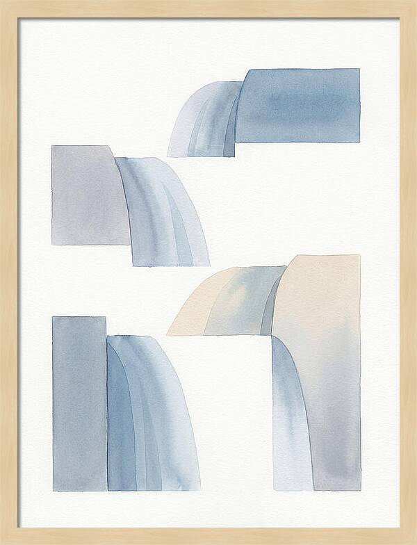 Minimalist Waterfalls Composition