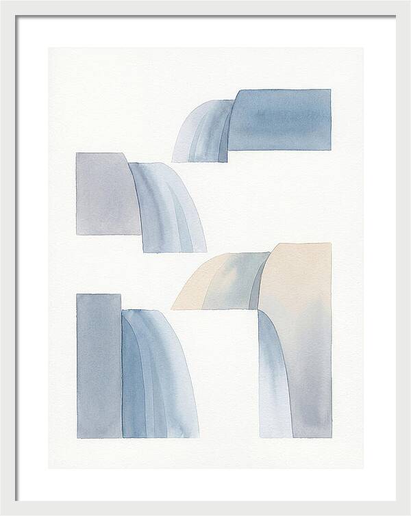 Minimalist Waterfalls Composition