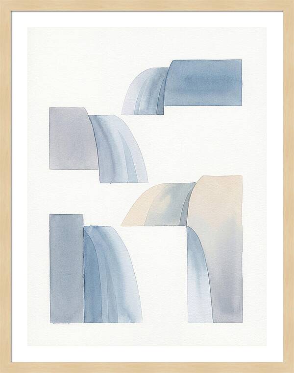 Minimalist Waterfalls Composition