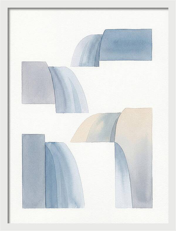 Minimalist Waterfalls Composition
