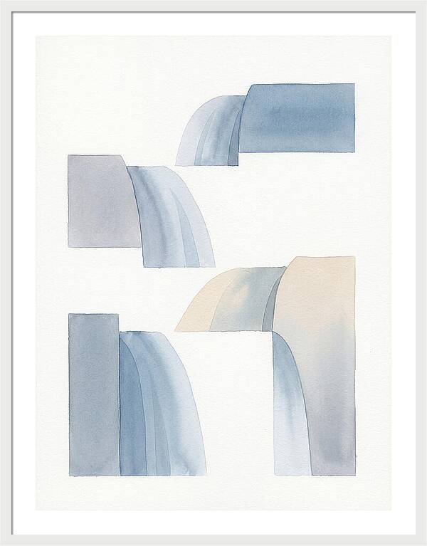 Minimalist Waterfalls Composition