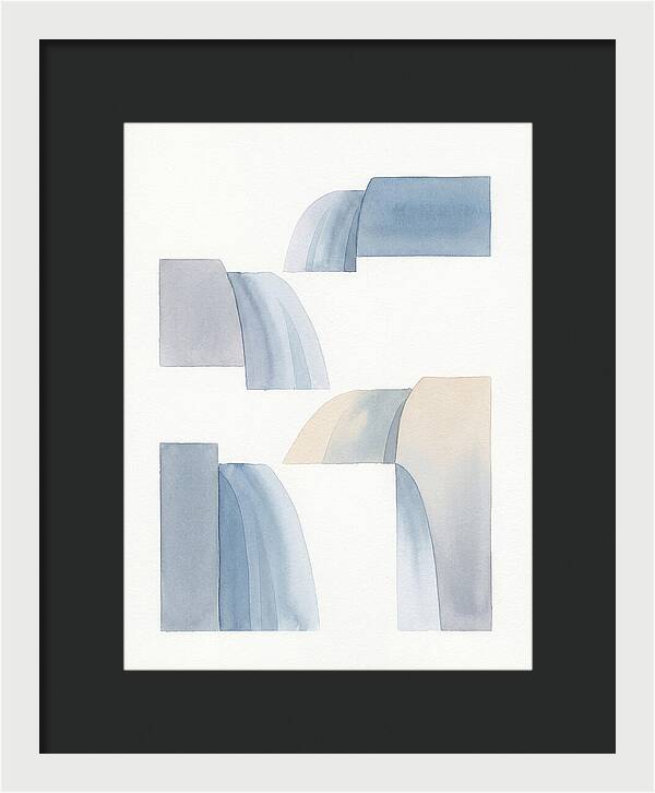Minimalist Waterfalls Composition