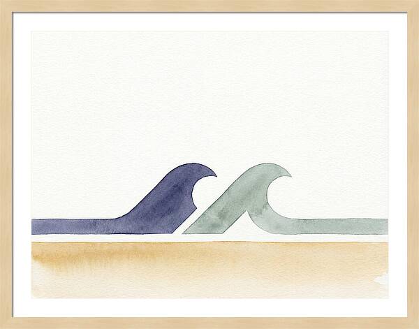 Minimalist Wave Landscape
