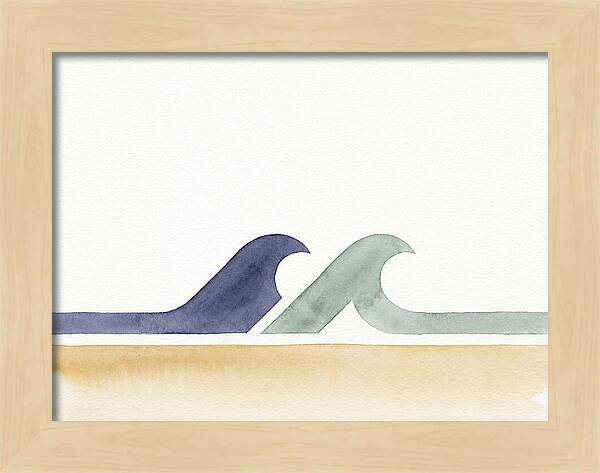 Minimalist Wave Landscape